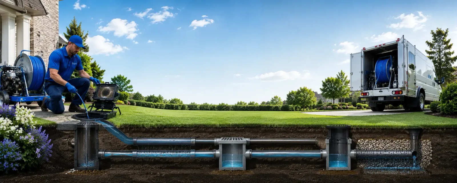 Outdoor drain cleaning information for Markleeville, CA